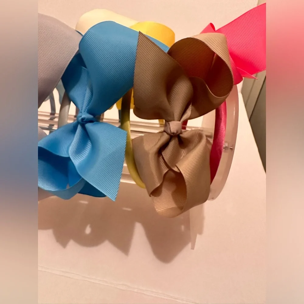 8 Grosgrain Bow Headbands